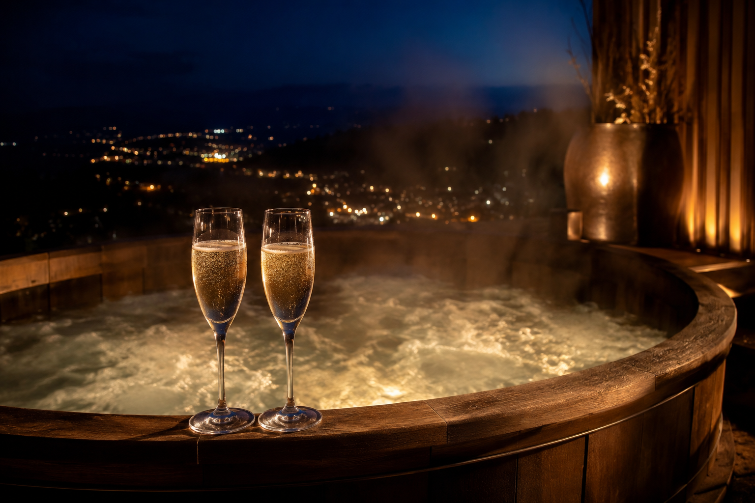 L’apéritif au jacuzzi